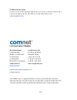 Preview for 162 page of Comnet CNGE2FE8MSPOE Installation And Operation Manual