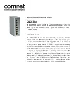 Comnet CNGE5MS Installation And Operation Manual preview