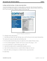 Предварительный просмотр 45 страницы Comnet CNVETX1 Installation And Operation Manual