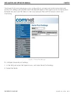 Предварительный просмотр 74 страницы Comnet CNVETX1 Installation And Operation Manual