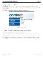 Предварительный просмотр 89 страницы Comnet CNVETX1 Installation And Operation Manual