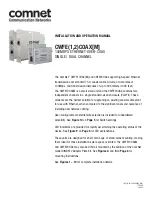 Comnet CWFE2COAX Installation And Operation Manual preview