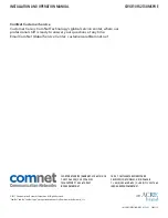 Предварительный просмотр 154 страницы Comnet CWGE10FX2TX8MSPOE Installation And Operation Manual