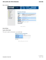Предварительный просмотр 18 страницы Comnet CWGE24MS Installation And Operation Manual