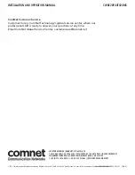 Предварительный просмотр 117 страницы Comnet CWGE28FX4TX24MS Installation And Operation Manual