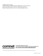 Предварительный просмотр 27 страницы Comnet EXP100C Installation And Operation Manual