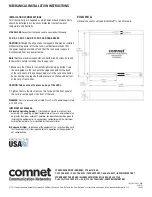 Предварительный просмотр 5 страницы Comnet FDC1 Installation And Operation Manual