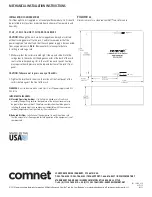 Предварительный просмотр 6 страницы Comnet FDX4DS1 Series Installation And Operation Manual