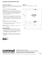 Предварительный просмотр 5 страницы Comnet FVR1031S1 Installation And Operation Manual