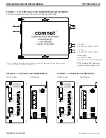 Preview for 2 page of Comnet FVR10D2I1C4E Installation And Operation Manual