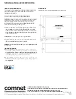 Предварительный просмотр 4 страницы Comnet FVR40A41 Installation And Operation Manual