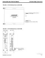 Предварительный просмотр 3 страницы Comnet FVT109B Installation And Operation Manual