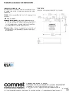 Preview for 3 page of Comnet FVT1C1BM1-M Installation And Operation Manual