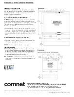 Preview for 8 page of Comnet FVT1D11 Installation And Operation Manual