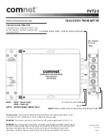 Preview for 2 page of Comnet FVT20 Mechanical Installation Instructions