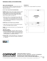 Preview for 6 page of Comnet FVT2014 Installation And Operation Manual