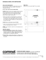 Предварительный просмотр 4 страницы Comnet FVT80SFP Series Installation And Operation Manual