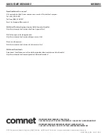 Preview for 8 page of Comnet netwave NW3 Quick Start User Manual