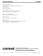 Preview for 9 page of Comnet NetWave NW8 Quick Start Manual