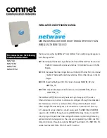 Preview for 1 page of Comnet NetWave NWK7/M Installation And Operation Manual