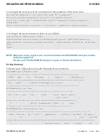 Preview for 122 page of Comnet reliance RL1000GW Installation And Operation Manual