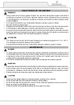 Preview for 7 page of comoc C130 D 2015 Use And Maintenance Manual