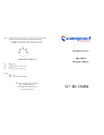 Preview for 1 page of Compact Instruments MT2013 Operating Instruction