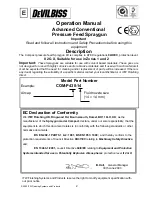 Preview for 2 page of Compact COM-P430-14 Operation Manual