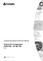 CompAir D110H RS Operating And Service Manual предпросмотр