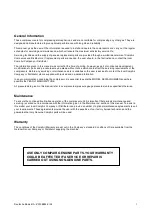 Preview for 3 page of CompAir D110H RS Operating And Service Manual