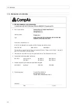 Preview for 62 page of CompAir D110H RS Operating And Service Manual