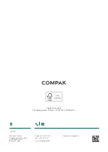 Предварительный просмотр 20 страницы Compak CUBE TAMP Instruction Manual