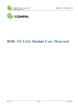 Compal RML-N1 User Manual preview