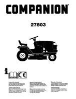 COMPANION 27803 Instruction Manual preview