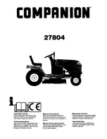 COMPANION 27804 Instruction Manual preview