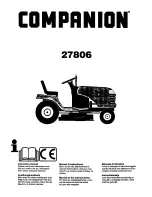 Предварительный просмотр 1 страницы COMPANION 27806 Instruction Manual