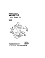 Preview for 1 page of COMPANION 320.10831 Operator'S Manual