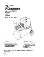 Preview for 1 page of COMPANION 921.153501 Owner'S Manual