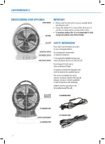 Preview for 2 page of COMPANION AEROBREEZE LITHIUM Owner'S Manual