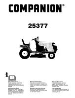 Preview for 1 page of COMPANION COMPANION 25377 Instruction Manual