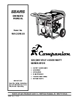 COMPANION Companion 919.329110 Owner'S Manual предпросмотр