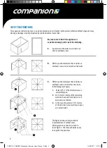 Preview for 4 page of COMPANION Weekender SG-203-04 Owner'S Manual