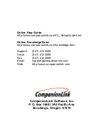 Preview for 24 page of CompanionLink Software CompanionLink Software Manual