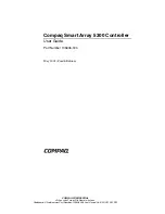 Compaq 166207-B21 - Smart Array 5302/32 RAID Controller User Manual preview