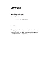 Compaq 272637-001 Getting Started preview