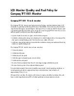 Предварительный просмотр 28 страницы Compaq 301042-003 - TFT 1501 - 15" LCD Monitor User Manual