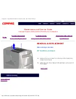 Предварительный просмотр 21 страницы Compaq 5000 - Professional - 32 MB RAM Maintenance And Service Manual