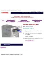 Предварительный просмотр 26 страницы Compaq 5000 - Professional - 32 MB RAM Maintenance And Service Manual