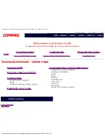 Предварительный просмотр 50 страницы Compaq 5000 - Professional - 32 MB RAM Maintenance And Service Manual