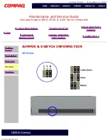 Предварительный просмотр 76 страницы Compaq 5000 - Professional - 32 MB RAM Maintenance And Service Manual